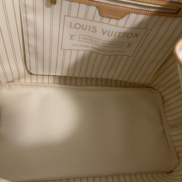 LOUIS VUITTON Neverfull GM Damier Azur (EUC) - Picture 4 of 10